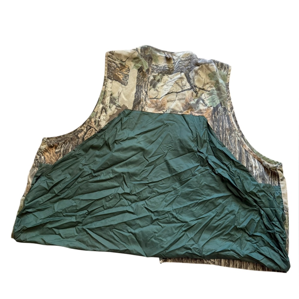 Ozark Trail Vintage Camo Green and Brown Outdoor Duck Hunting Vest XL - Picture 3 of 4